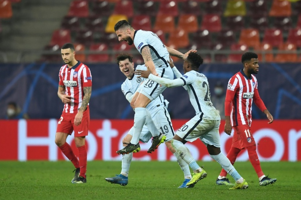 El Chelsea recibirá al Atleti en Londres. AFP