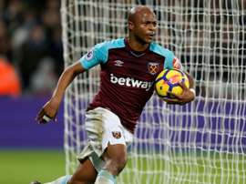 Ayew scored 9 goals in 43 games for the Hammers. AFP