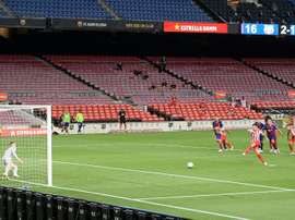 Barca are predicting fans to be able to return for February 2021. AFP