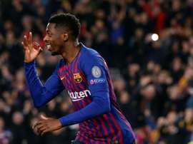 Dembélé afirma que não será titular. AFP