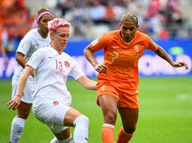 Sophie Schmidt lors du match face aux Pays-Bas. AFP