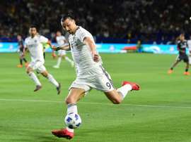 Ibra has quickly settled into LA life. AFP