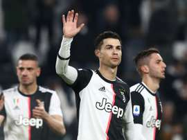 Toujours pas de Cristiano Ronaldo à l'entraînement. AFP