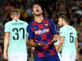 Suárez habló de toda la actualidad del Barcelona. AFP
