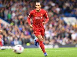 Van Dijk et le Ballon d'Or, un postulant moins fringant. AFP