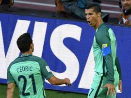 Cristiano Ronaldo, auteur du but de la rencontre face à la Russie en Coupe des Confédérations. AFP