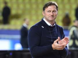 L'Autrichien Ralph Hasenhuttl, alors à la tête du RB Leipzig. AFP