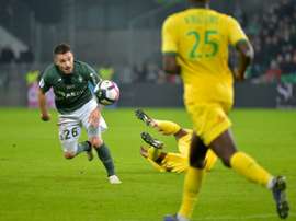 Mathieu Debuchy, lors du match de Ligue 1 face à Nantes. AFP