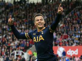 Rising star Dele Alli is in Tottenham's XI for tonight's clash. AFP