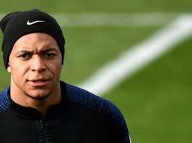 Mbappé, in 2021 for Real Madrid. AFP