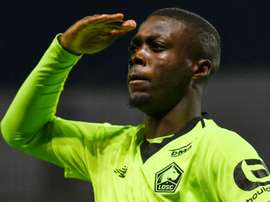 Nicolas Pépé est suivi par deux grands clubs européens. AFP