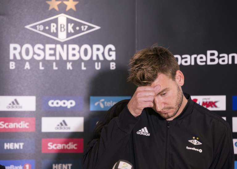Bendtner may have his contract terminated at Rosenborg. AFP