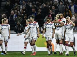 Les filles de l'Olympique lyonnais. AFP