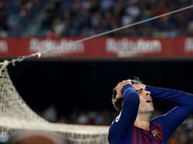 A defesa vem sendo o ponto fraco do Barcelona. AFP