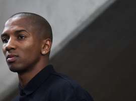 Le défenseur anglais de Manchester United Ashley Young en conférence de presse, AFP