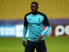 Le Français Moussa Sissoko à l'entraînement, le 21 novembre 2016 au stade Louis II à Monaco. AFP