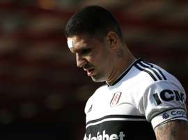 Aleksandar Mitrovic lors du match de Premier League à Bournemouth. AFP