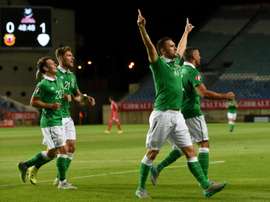 Robbie Keane, un delantero legendario. AFP/Archivo