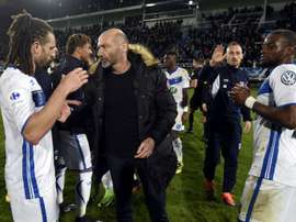 Auxerre a été éliminé de la Coupe de France par Fréjus-Saint-Raphaël. AFP