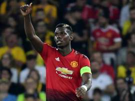 Pogba a inscrit un doublé à Berne. AFP