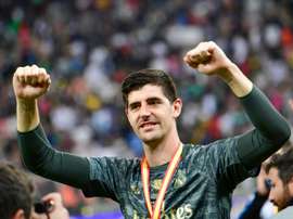 Courtois estime que remettre le sacre du Barça serait injuste. AFP