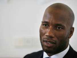 Didier Drogba lors dune interview avec l''AFP' à Pyla le 19 mars 2019. AFP