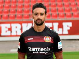 Karim Bellarabi, le 25 juillet lors de la présentation de léquipe de Leverkusen