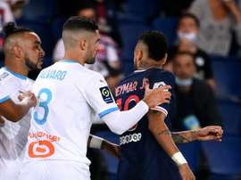 Álvaro insultó a Neymar en el duelo de la tercera jornada. AFP