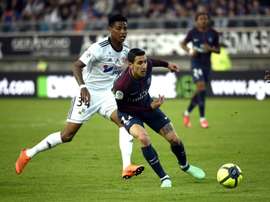 Amiens e PSG empataram a dois. AFP