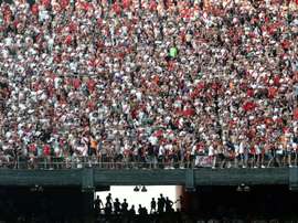 Les supporters de River Plate dans le stade Monumental de Buenos Aires. AFP