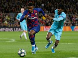 Nelson Semedo deve deixar o Barcelona e atuar no futebol italiano. AFP