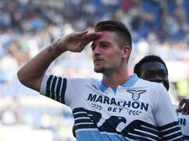 Acordo eminente entre Juve e Milinkovic-Savic. AFP