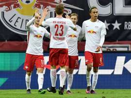 El Leipzig sigue imparable en la Bundesliga. AFP