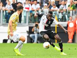 Blaise Matuidi (d), lors du match de Serie A face à Spal. AFP