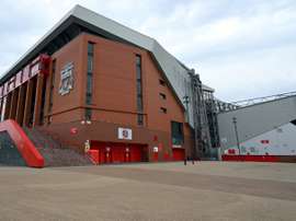 La police locale prête à encadrer les matches de Premier League à Liverpool. AFP