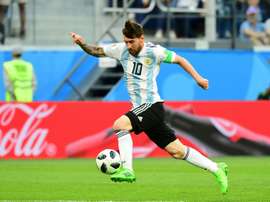 Messi está apercibido. AFP