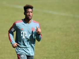 El Bayern se agarra a la explosión de Kingsley Coman. AFP