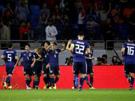 Les Japonais vainqueurs du Vietnam en quarts de finale de la Coupe d'Asie à Dubaï. AFP