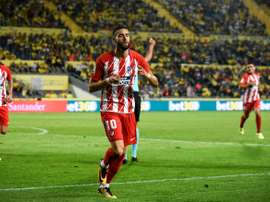 O conjunto madrileno venceu por 1-5 na segunda rodada da LaLiga. AFP