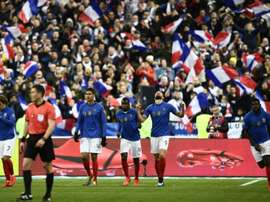 La France a gagné 4-0. AFP
