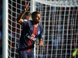 El tridente del PSG sigue 'on fire'. AFP