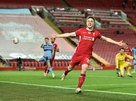 Deigo Jota has enjoyed good form at Liverpool. AFP