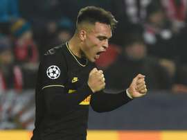 Lautaro fait débat au Barça. AFP