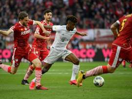 Kingsley Coman pode ser alvo do Barcelona caso não consiga suas prioridades. AFP