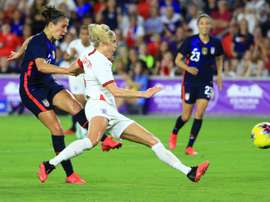 Les Américaines battent les Anglaises 2-0. AFP