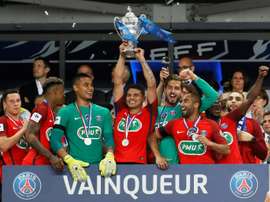 Les joueurs du PSG ont fait preuve d'un grand respect. AFP
