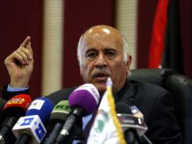 Le président de la fédération palestinienne suspendu un an. AFP