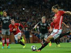 El delantero sueco está siendo uno de los jugadores más destacados del United. AFP