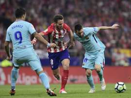 Atlético e Barcelona dividem pontos.