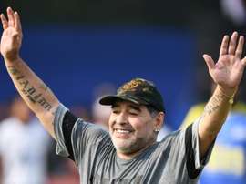 Il mondo del calcio saluta Maradona. AFP